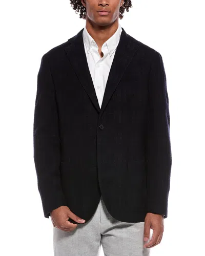Slowear Incotex Techno Wool-blend Sportscoat In Blue