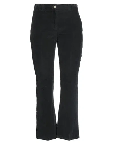 Slowear Incotex Woman Pants Black Size 10 Cotton, Elastane