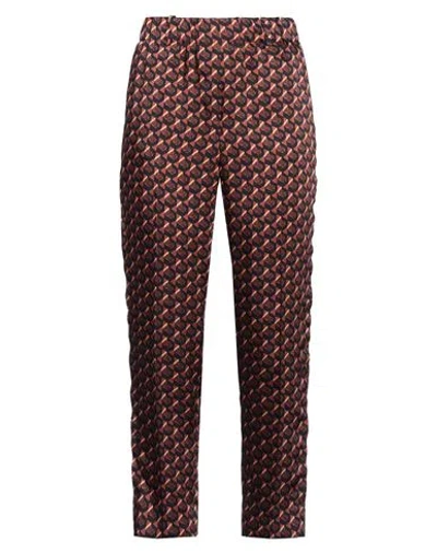 Slowear Woman Pants Brown Size 8 Polyester