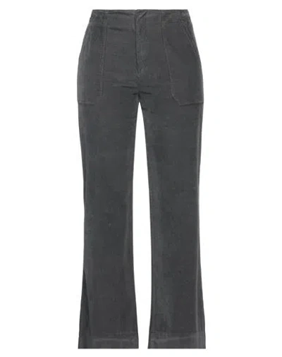 Slowear Incotex Woman Pants Lead Size 6 Cotton, Elastane In Grey
