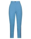 Slowear Incotex Woman Pants Light Blue Size 4 Cotton, Elastane