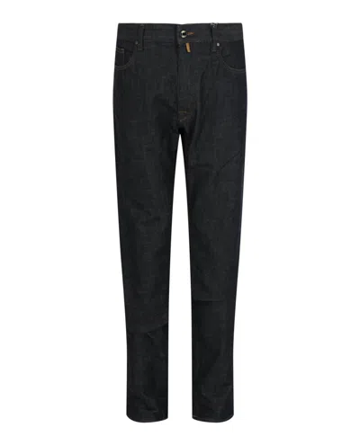 Slowear Indigo Chino Slim Fit Jeans In Black