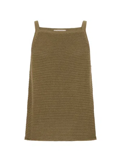 Slowear Knitted Top In Green