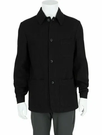 Pre-owned Slowear Linen Jacket W/ Tags In Black