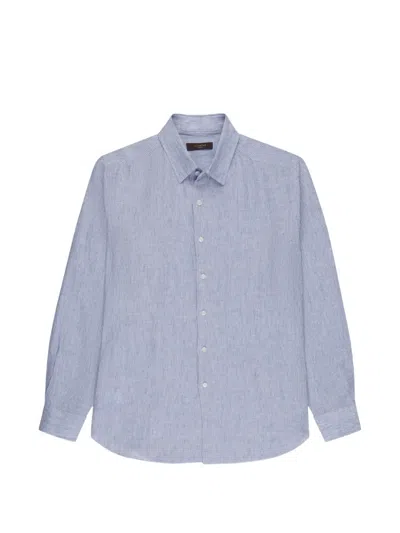 Slowear Linen Shirt In Blue