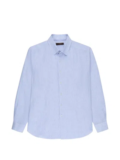 Slowear Linen Shirt In Blue