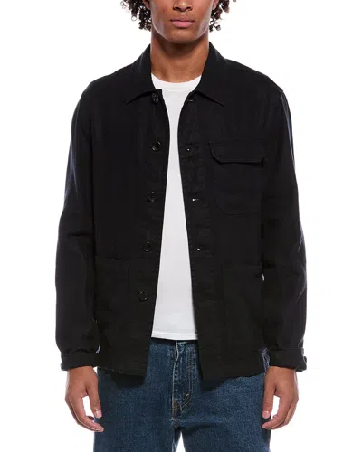 Slowear Linen Sportscoat In Black