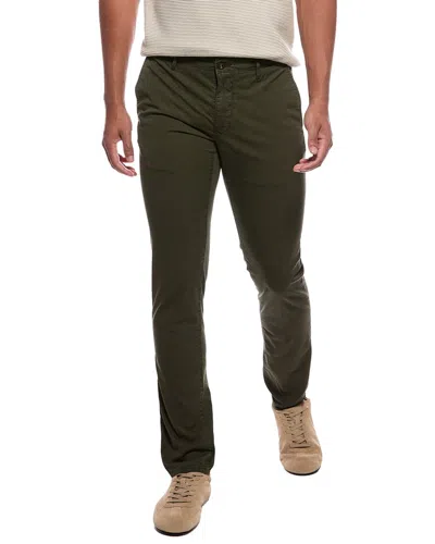 Slowear Linen-blend Flat Front Regular Fit Pant In Green