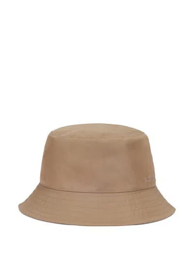 Slowear Logo Bucket Hat In Brown