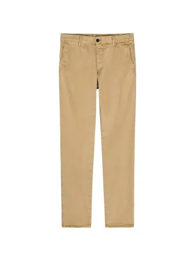 Slowear Logo-embroidered Trousers In Nude