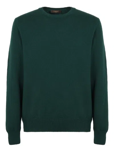 Slowear Long-sleeve Crew-neck Sweater In Green