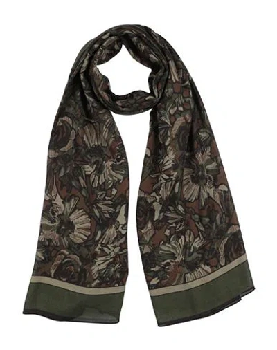 Slowear Man Scarf Military Green Size - Modal, Cashmere