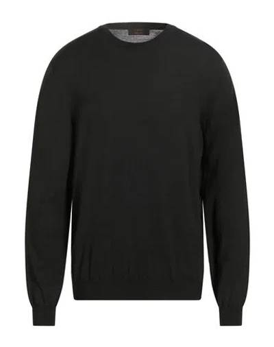 Slowear Man Sweater Black Size 36 Virgin Wool, Polyamide