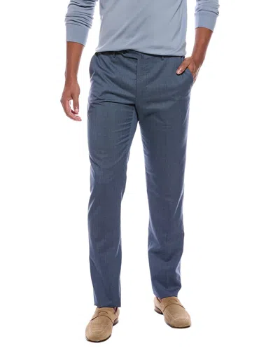 Slowear Matty Wool Trouser In Blue