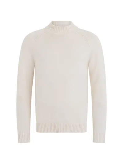 Slowear Mock-neck Raglan-sleeve Sweater In Multi