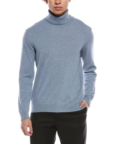 Slowear Montedoro By  Wool & Cashmere-blend Turtleneck Sweater In Blue