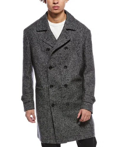 Slowear Montedoro By  Wool & Mohair-blend Coat In Black