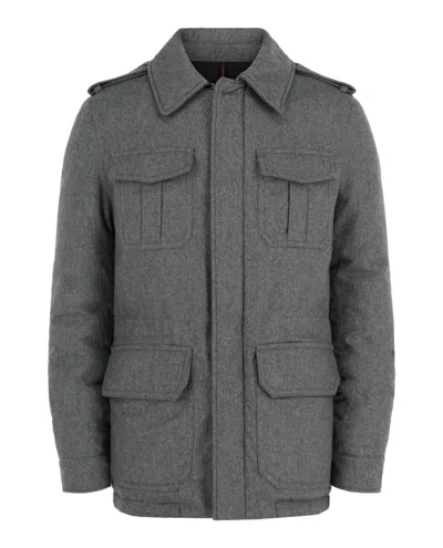 Slowear Montedoro Field Jacket In Gray