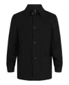 Slowear Monterdoro Regular-fit Overshirt In Black