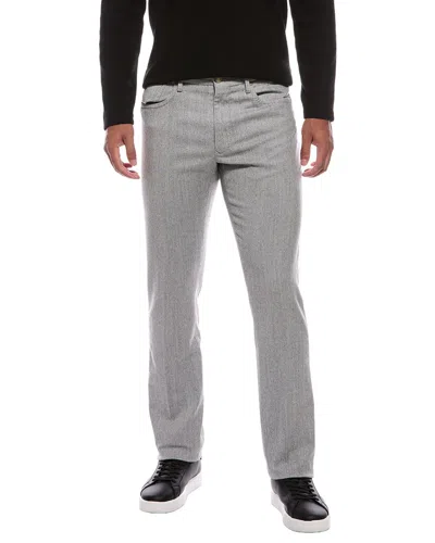 Slowear Moss Wool Regular Fit Pant In Gray