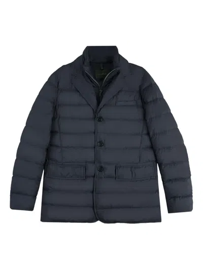 Slowear Padded Quilted Jacket In Blue