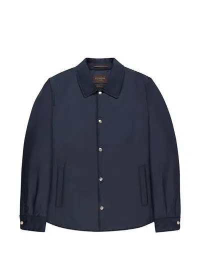 Slowear Padded Shirt Jacket In Blue