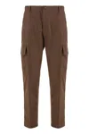 Slowear Pants Made Of Wool Blend In Brown