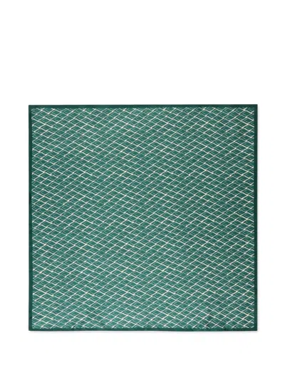 Slowear Patterned Scarf In Green