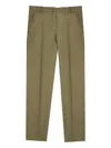 Slowear Pleasted Trousers In Green