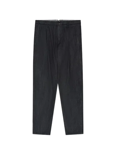 Slowear Pleated Five-pocket Jeans In Purple