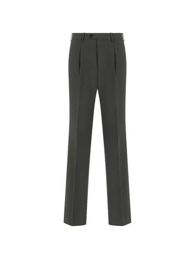Slowear Pleated Pressed-crease Trousers In Blue