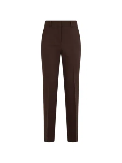 Slowear Pressed-crease Straight-leg Trousers In Brown