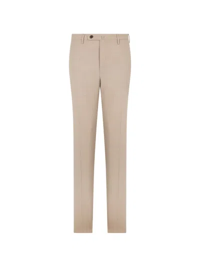 Slowear Pressed-crease Trousers In Neutral