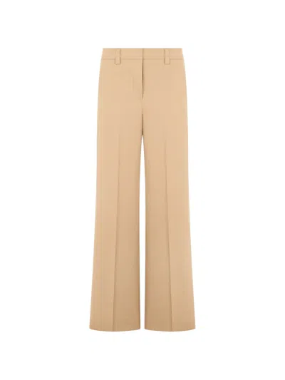 Slowear Pressed-crease Wide-leg Trousers In Neutral