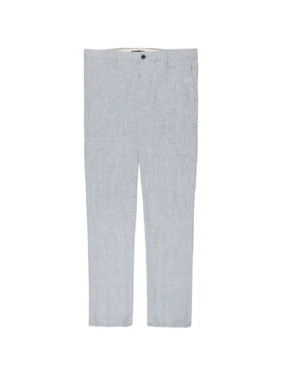 Slowear Prince Of Wales Check Trousers In Gray