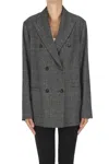 Slowear Prince Of Wales Print Blazer In Multi