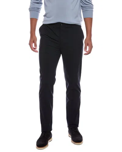Slowear Regular Fit Flat Front Pant In Black