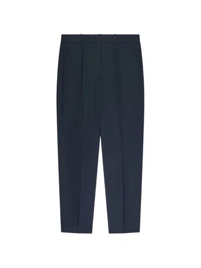 Slowear Regular-fit Poplin Trousers In Blue