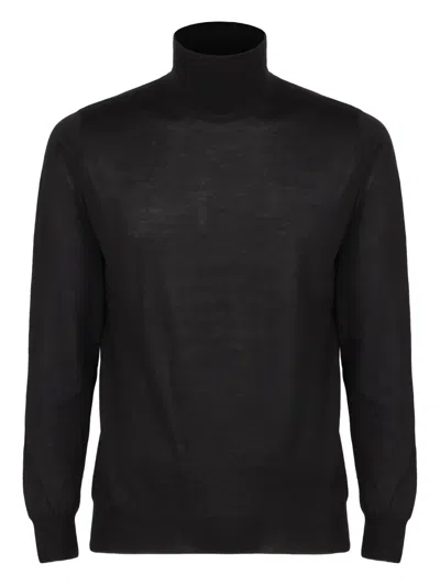 Slowear Roll-neck Knitwear In Black