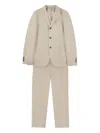 Slowear Single-breasted Incotex Suit In Neutral