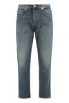Slowear Slim Fit Jeans With Five Pockets In Blue
