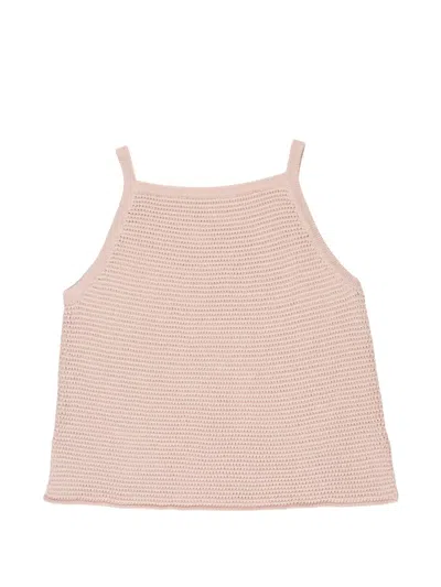 Slowear Slim-fit Cotton Top In Pink