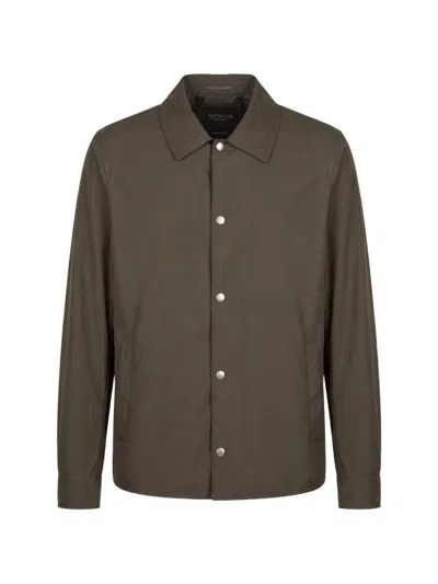 Slowear Snap-fastening Jacket In Green
