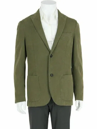 Pre-owned Slowear Solid Blazer W/ Tags In Green