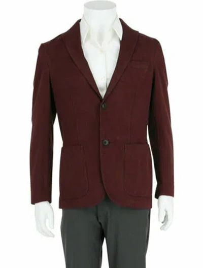 Pre-owned Slowear Solid Blazer W/ Tags In Red