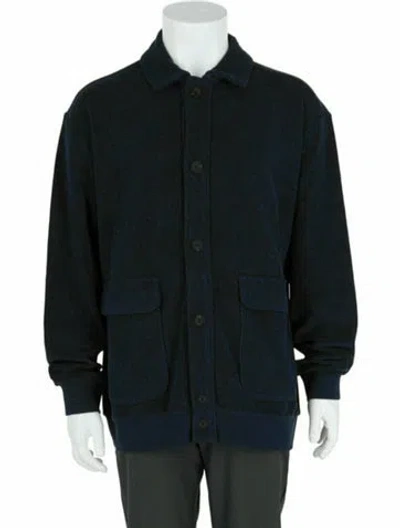 Pre-owned Slowear Solid Coat W/ Tags In Blue