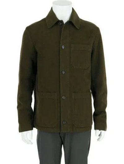 Pre-owned Slowear Solid Jacket W/ Tags In Green