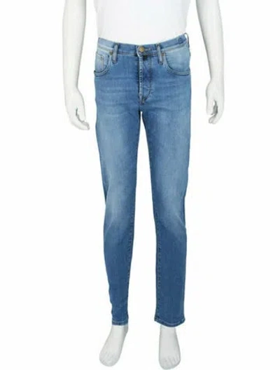 Pre-owned Slowear Solid Jeans W/ Tags In Blue