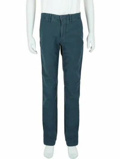 Pre-owned Slowear Solid Pants W/ Tags In Blue