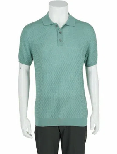 Pre-owned Slowear Solid Polo W/ Tags In Blue